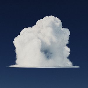 Photorealistic Vdb Cumulus Cloud Type D