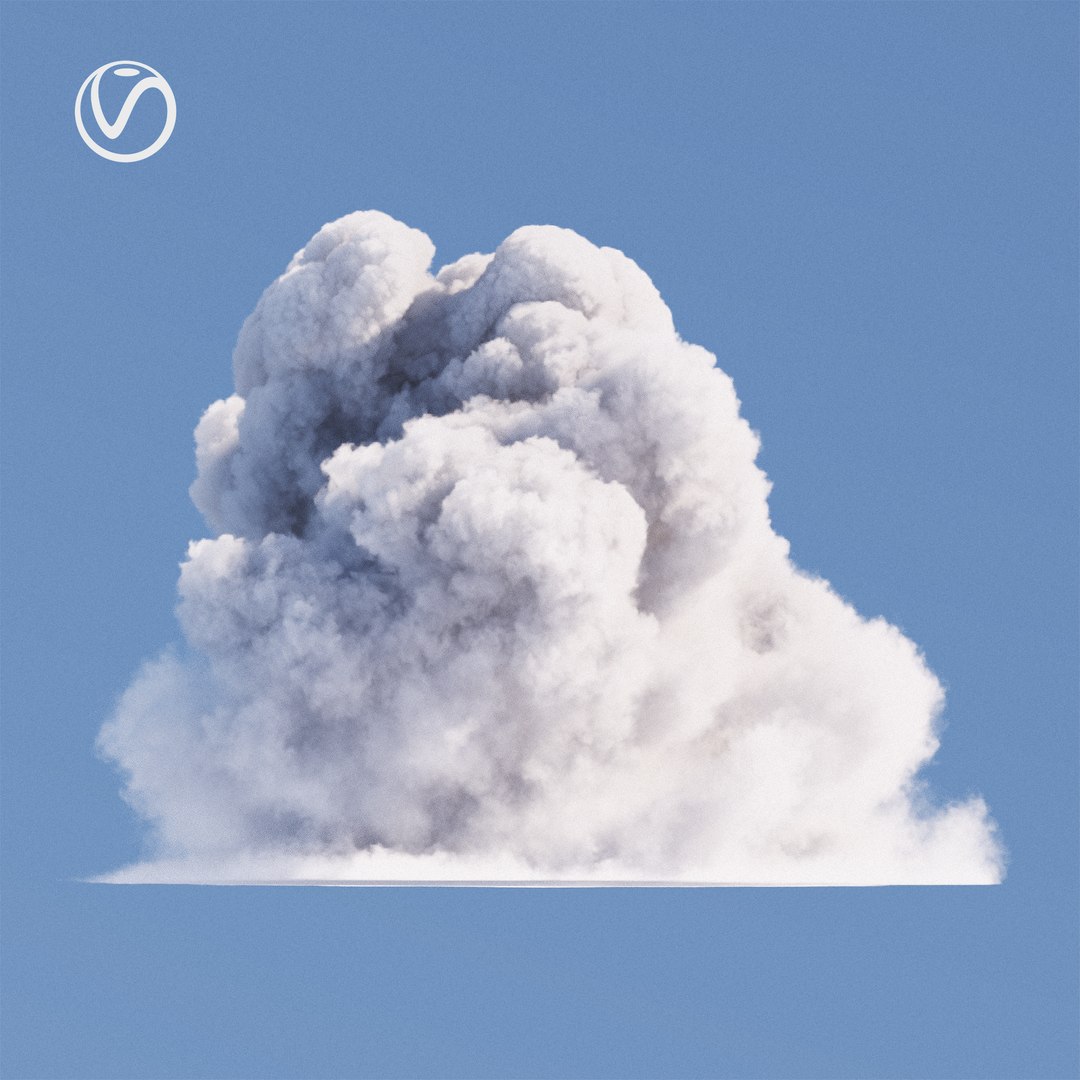 3D Photorealistic Vdb Cumulus Cloud Type D Model - TurboSquid 1901351