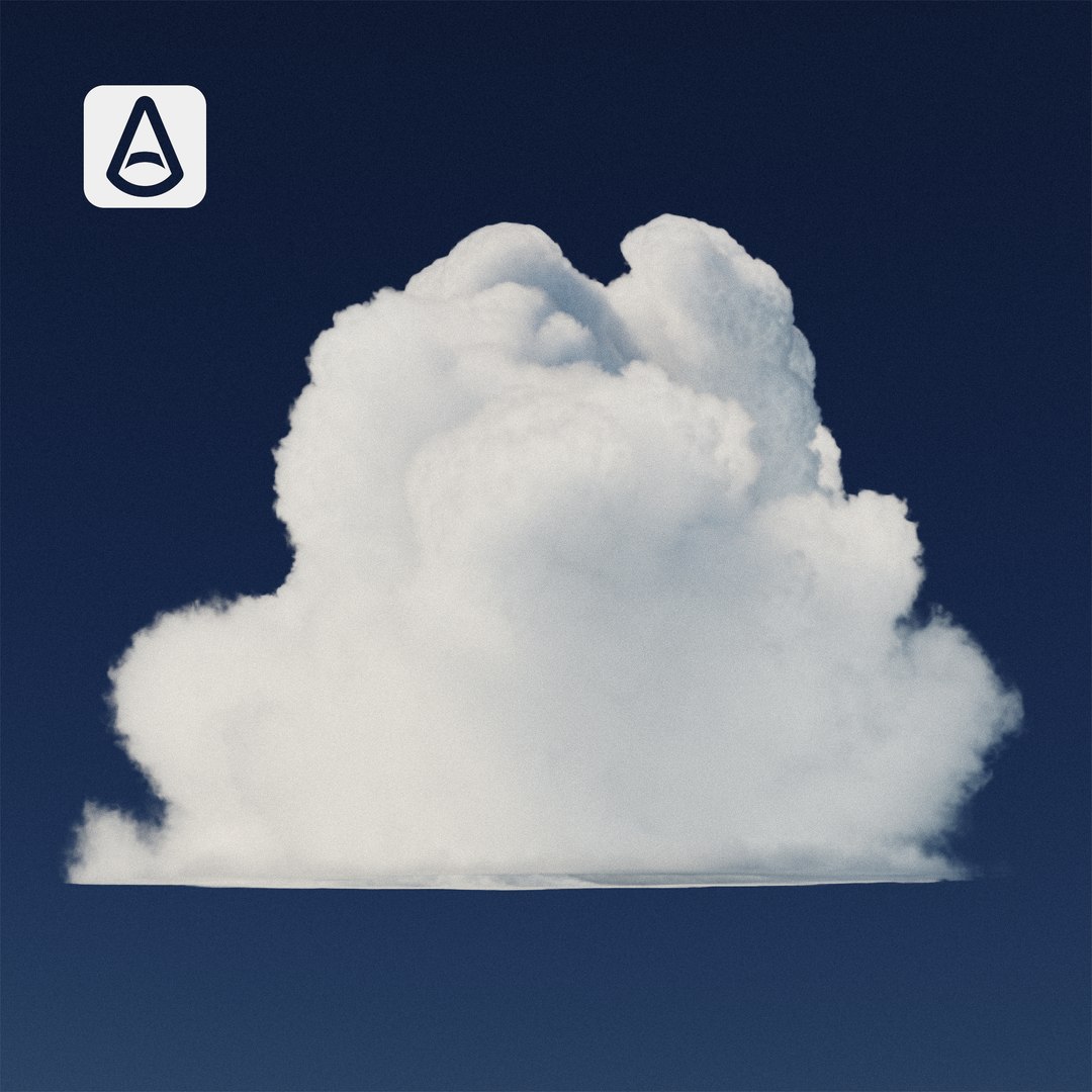 3D Photorealistic Vdb Cumulus Cloud Type D Model - TurboSquid 1901351