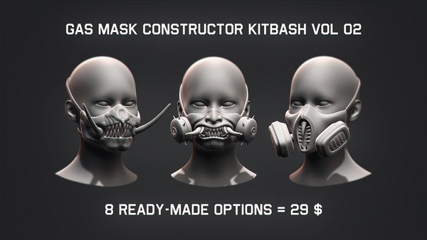 Free 3D Free Gas Mask Samples - TurboSquid 1879896