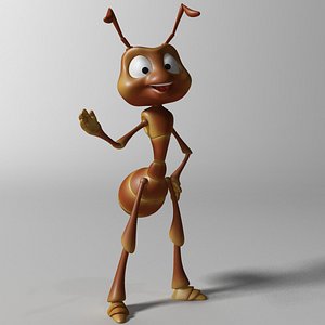 Cartoon Ant Rigged