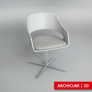 3d chair armchair model