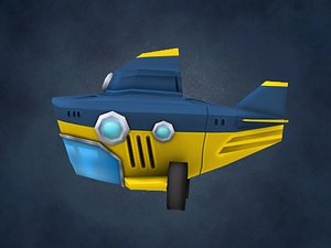 3ds max cartoon submarine