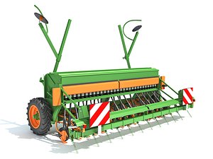 3D model seed drill agricultural