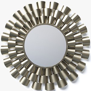 Nelwyn LaRedoute Sun Shaped Mirror 3D