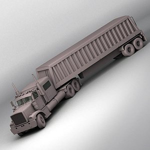 truck corn 3d model