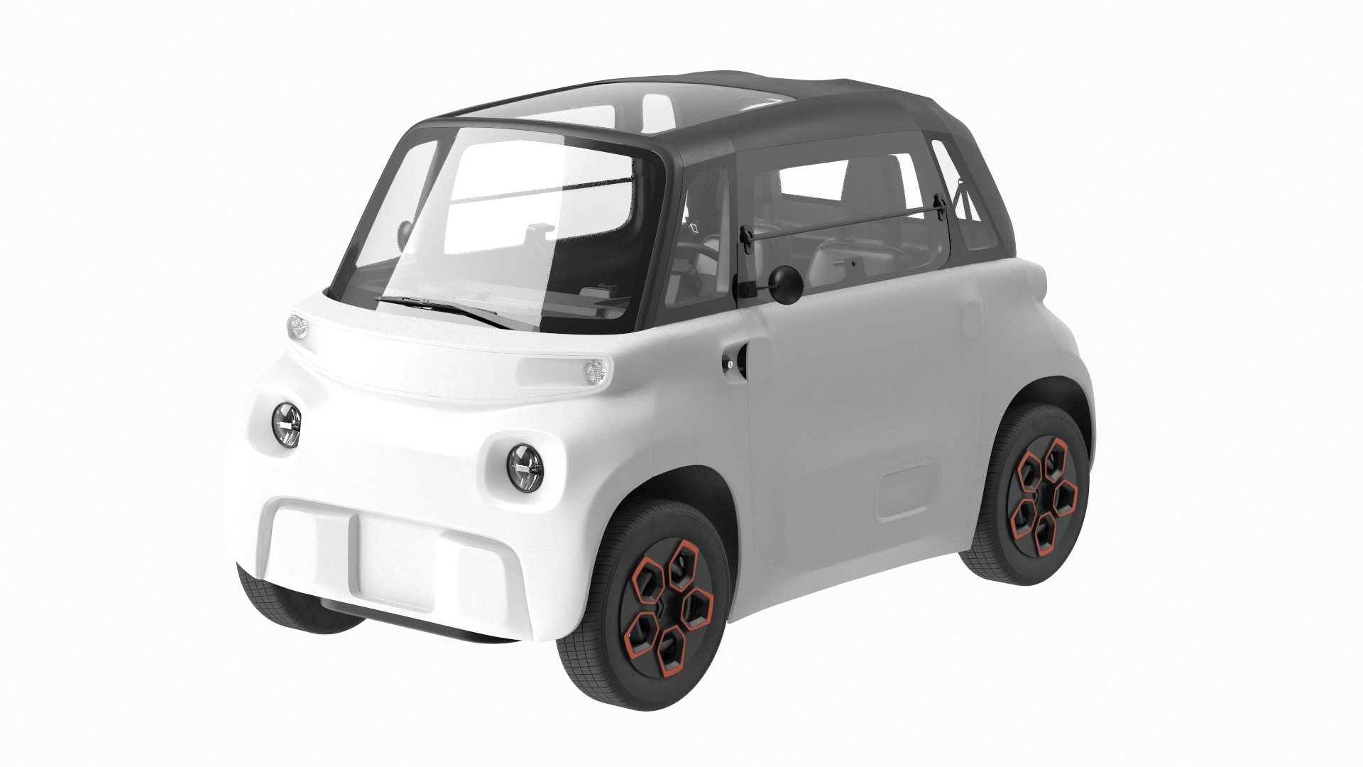 Small Electric Car Rigged For Maya 3D Model TurboSquid 2098350