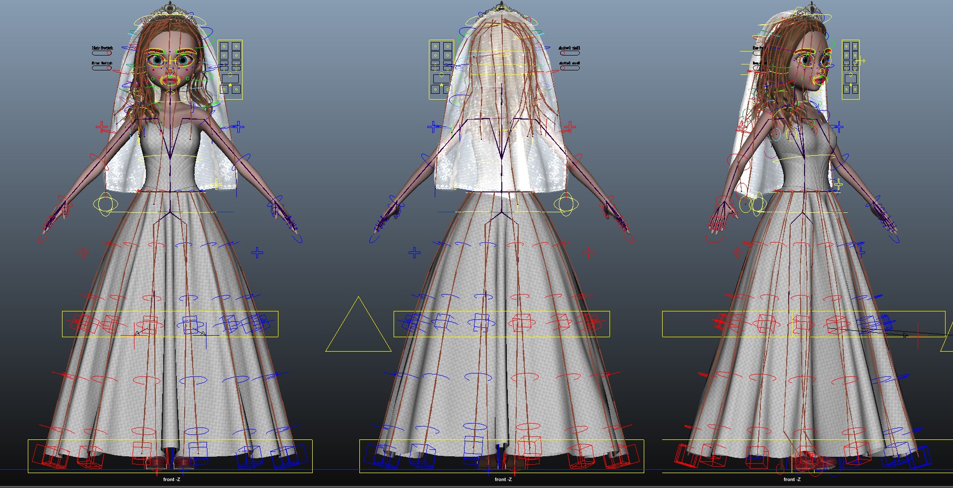 3D cartoon bride rigged character https://p.turbosquid.com/ts-thumb/WG/kBEZC9/JzxYzQ6Q/rig02/jpg/1561507031/1920x1080/fit_q87/eba6316ab359585bcac2bf871cdfc0edcdae9f5b/rig02.jpg