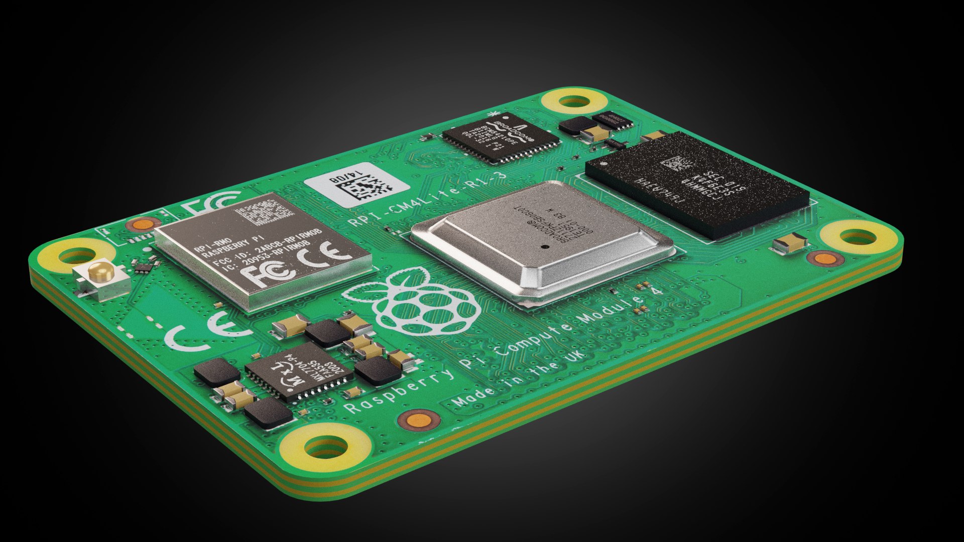 3D Raspberry Pi Compute Module 4 Model - TurboSquid 2245826