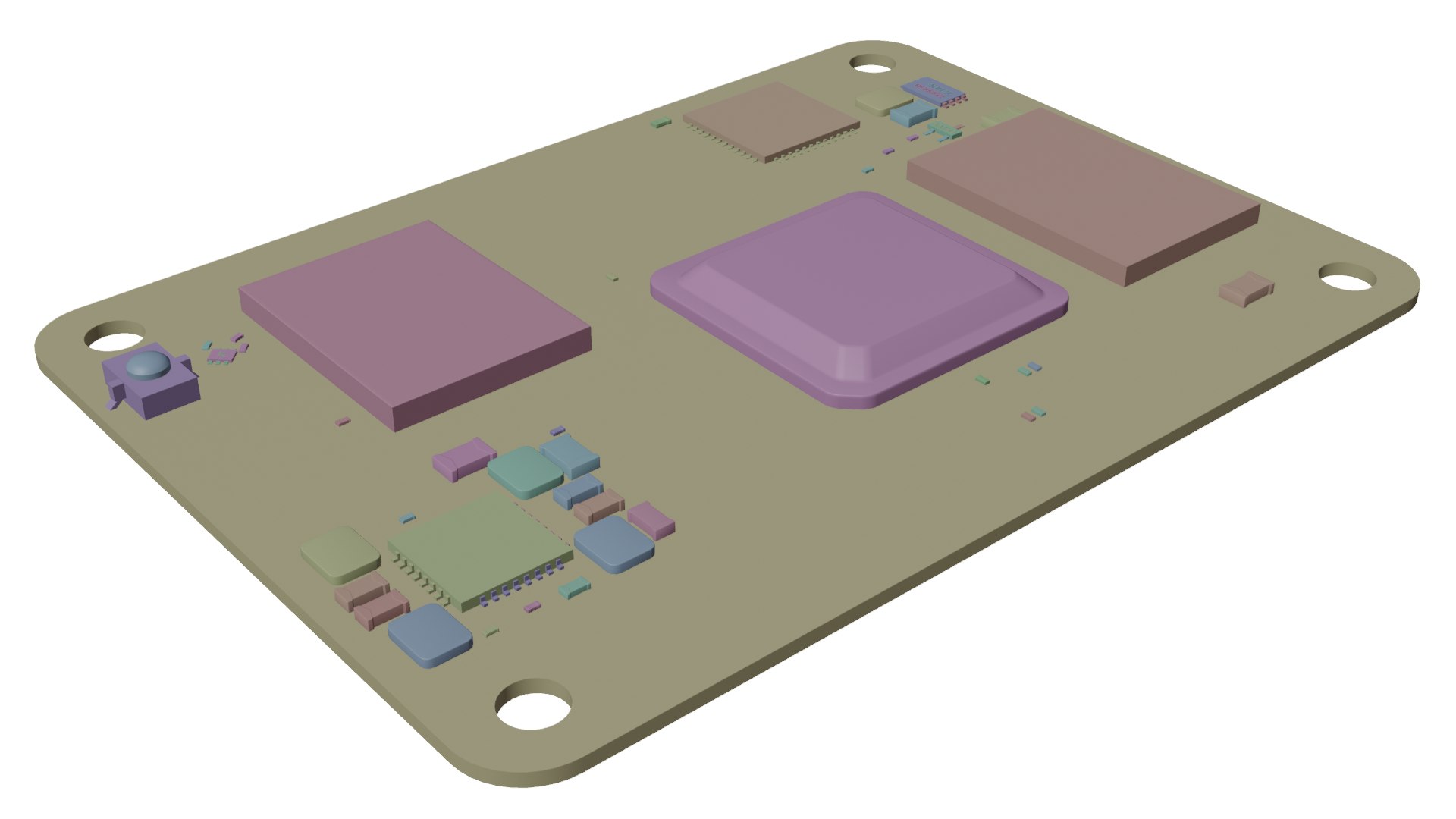 3D Raspberry Pi Compute Module 4 Model - TurboSquid 2245826
