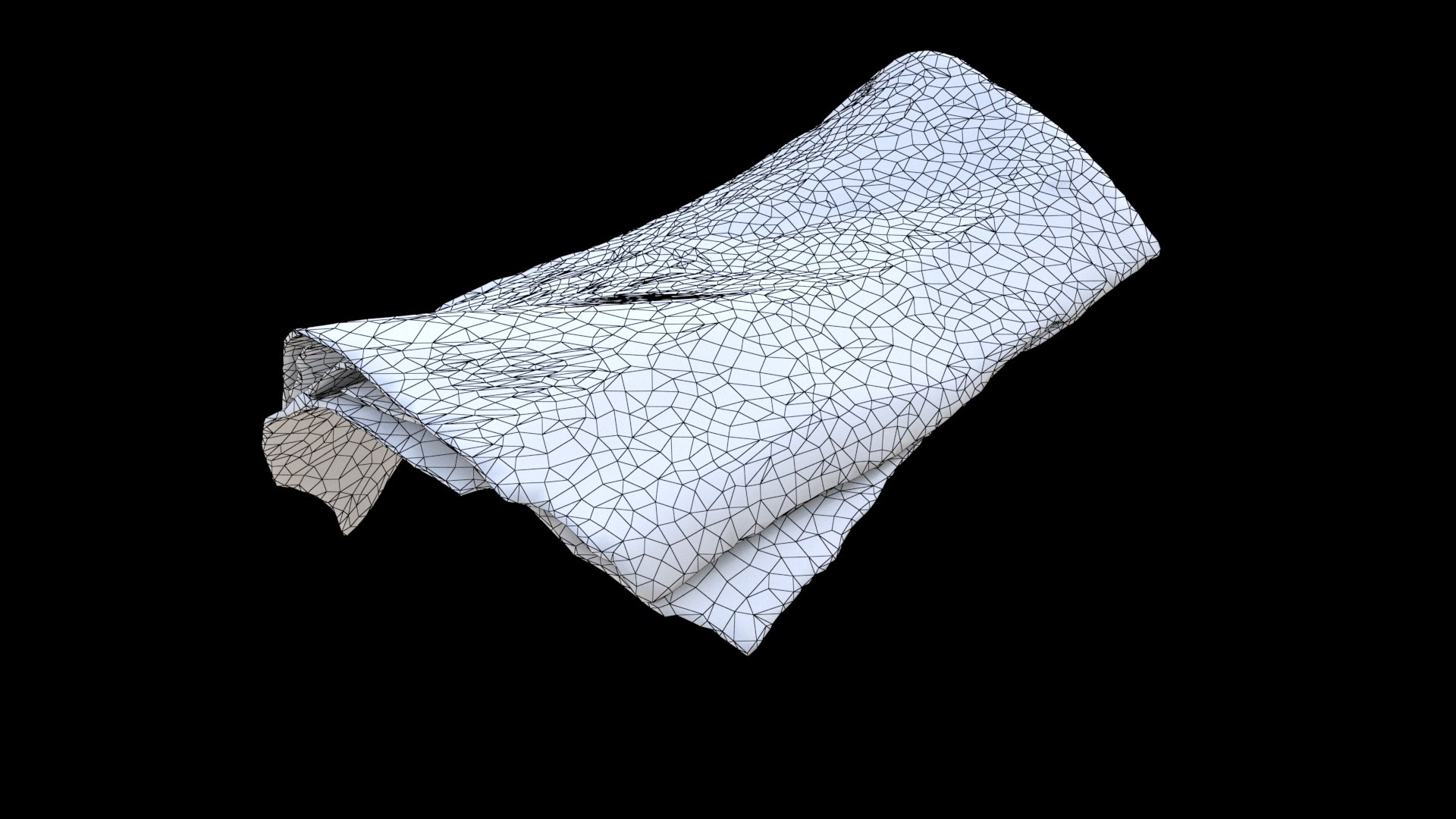3D Linen Napkin Model - TurboSquid 2327646