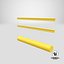 3D model Barrier 02 Middle Clean