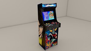 3D model Grendizer arcade machine