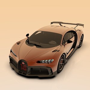 3D Bugatti Chiron Pur Sport model