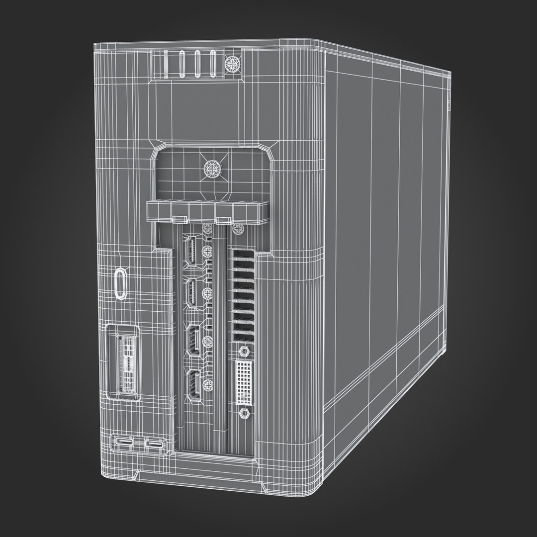 Computer Desktop Model - TurboSquid 1280336
