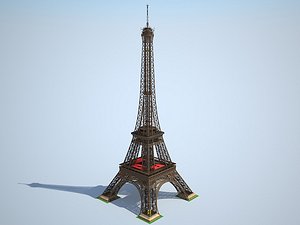 Eiffel Tower High Detailed