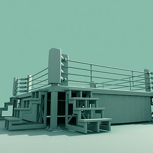 3ds max boxing ring