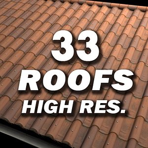 roofs resolution 3d model