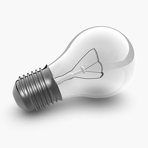 3d light bulb model