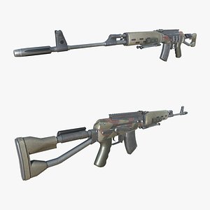 48-Dra gun ov-gun model 3d game ready model Low-poly 3D model 3D