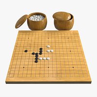 Strategy Go-Ban Board  Game 01