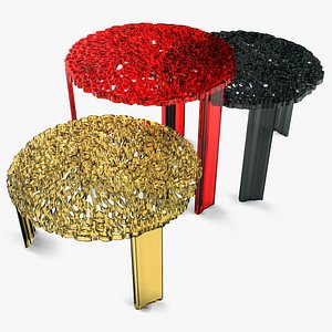 3d model of t-table kartell