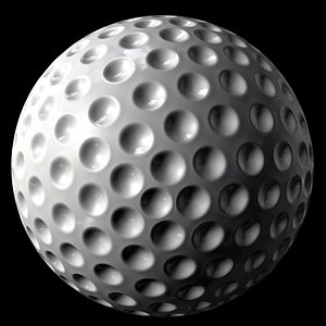 golf ball 3d model