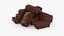 Mucchio di barrette di cioccolato e mandorle Snickers