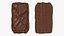 Mucchio di barrette di cioccolato e mandorle Snickers