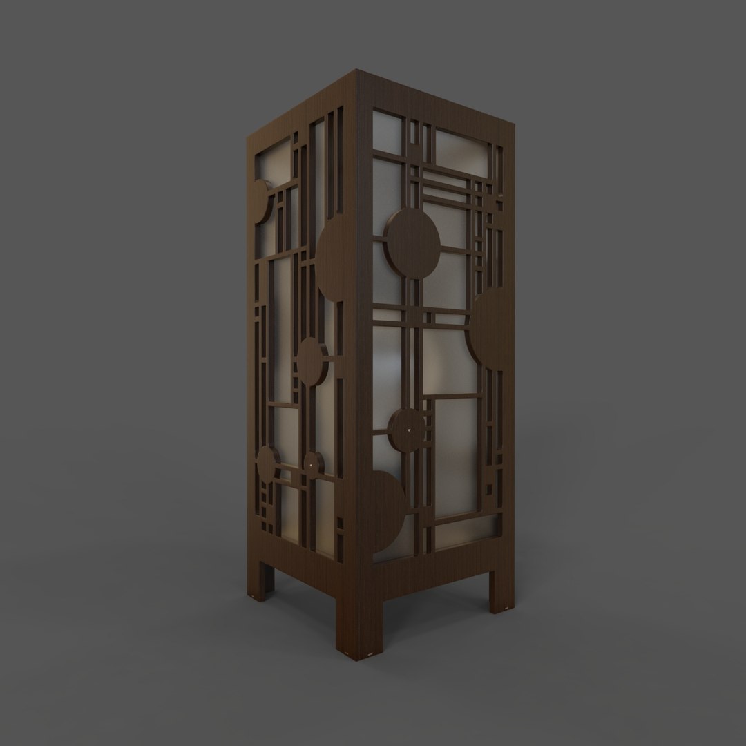 Lamp Abstract light box DIY 3D model - TurboSquid 1721761