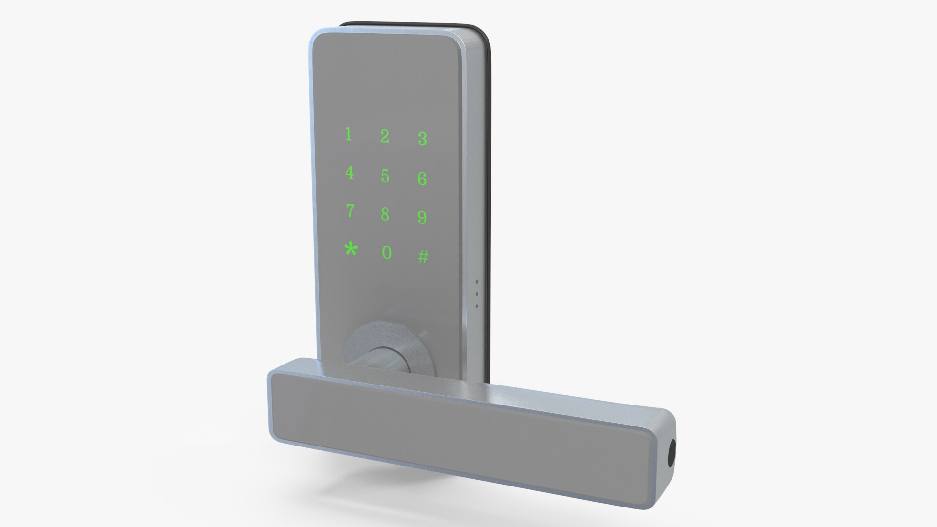 Smart Handle Lock 3D model preview