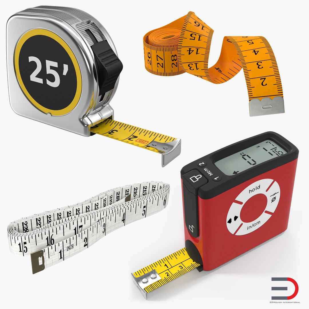Measure Tools 3D Models Collection 2 3D model preview