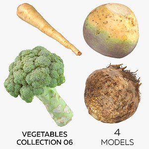 Vegetables Collection 06 - 4 models