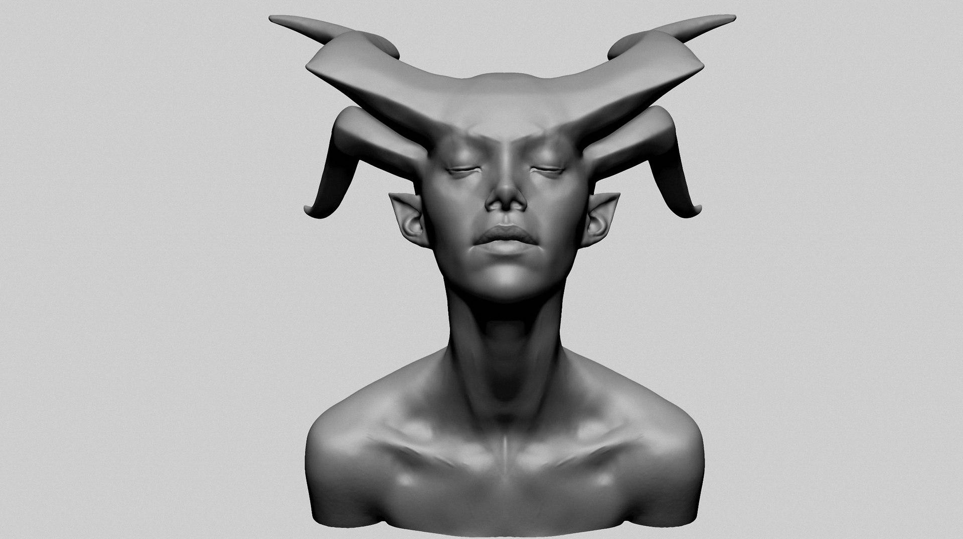 3D Fantasy Female Head R Model - TurboSquid 2199437