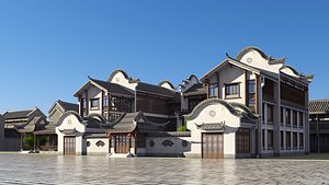 Chinese House 3D model
