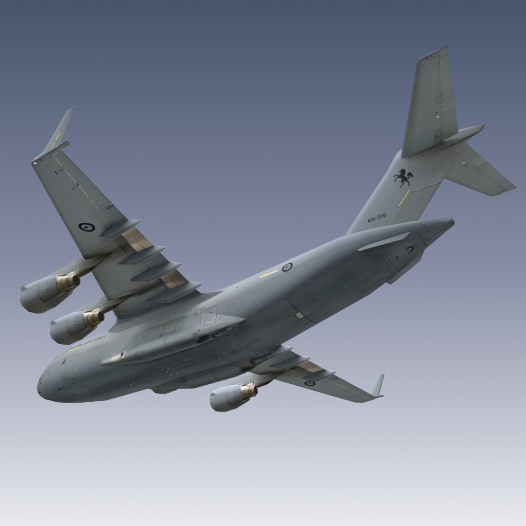 3d Model C-17 Globemaster Raaf