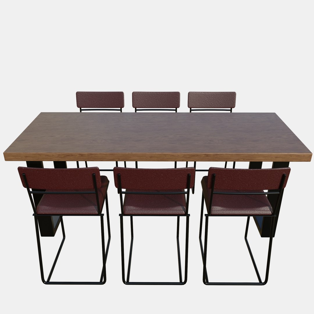 Kitchen Bar Table 3D Model - TurboSquid 2330003