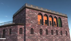 3D Armenian residential stalinka buildings