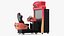 3D Driving Arcade Machines Collection 2 model
