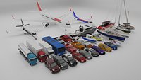 Generic Low Poly Vehicle Pack