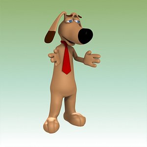 Dog cartoon - RIGGED
