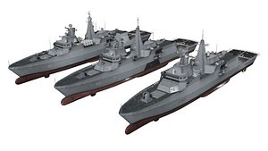3D MEKO A200 Collection model