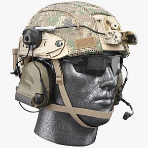 Combat Ballistic Helmet 2 model