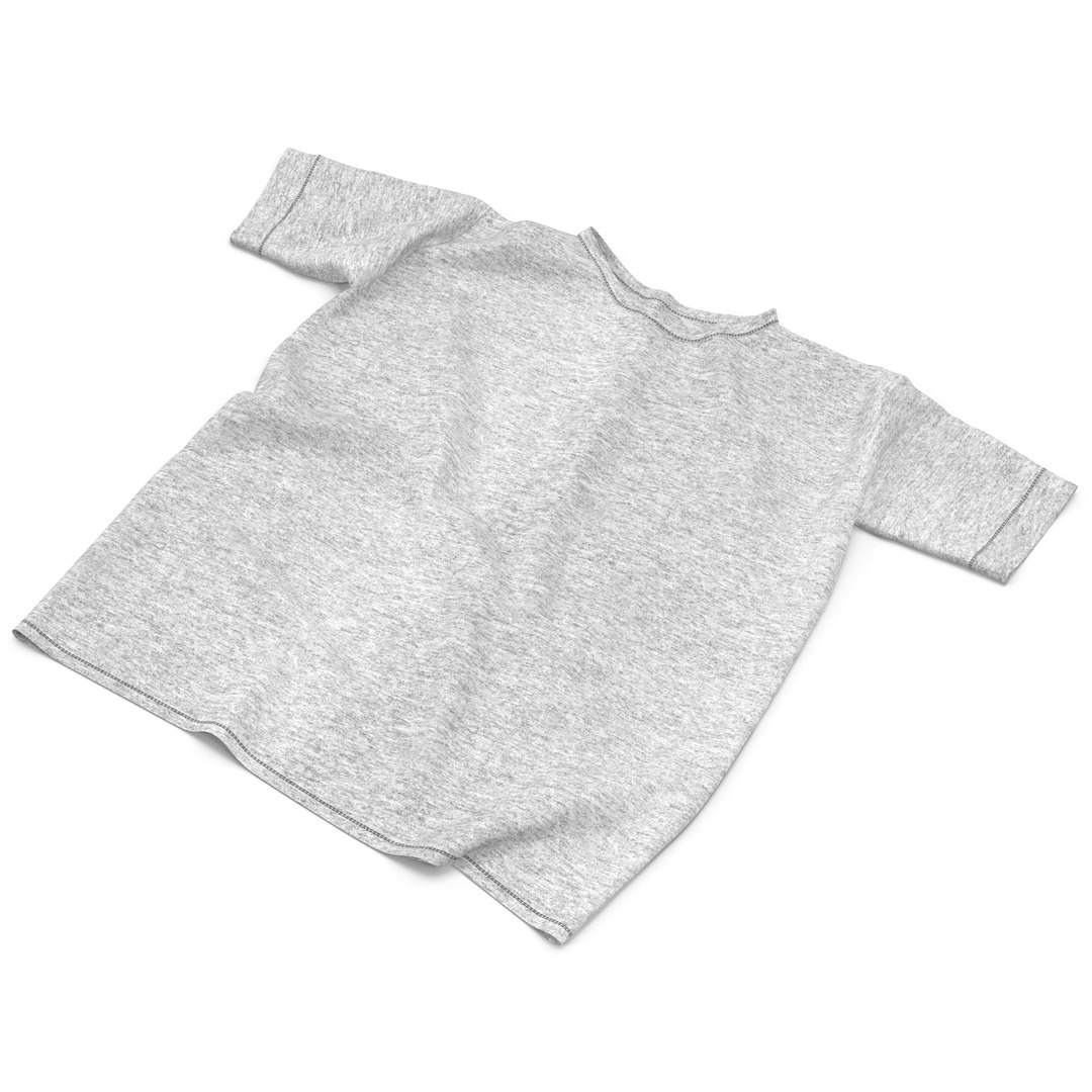Flat T-Shirt White 3D model preview