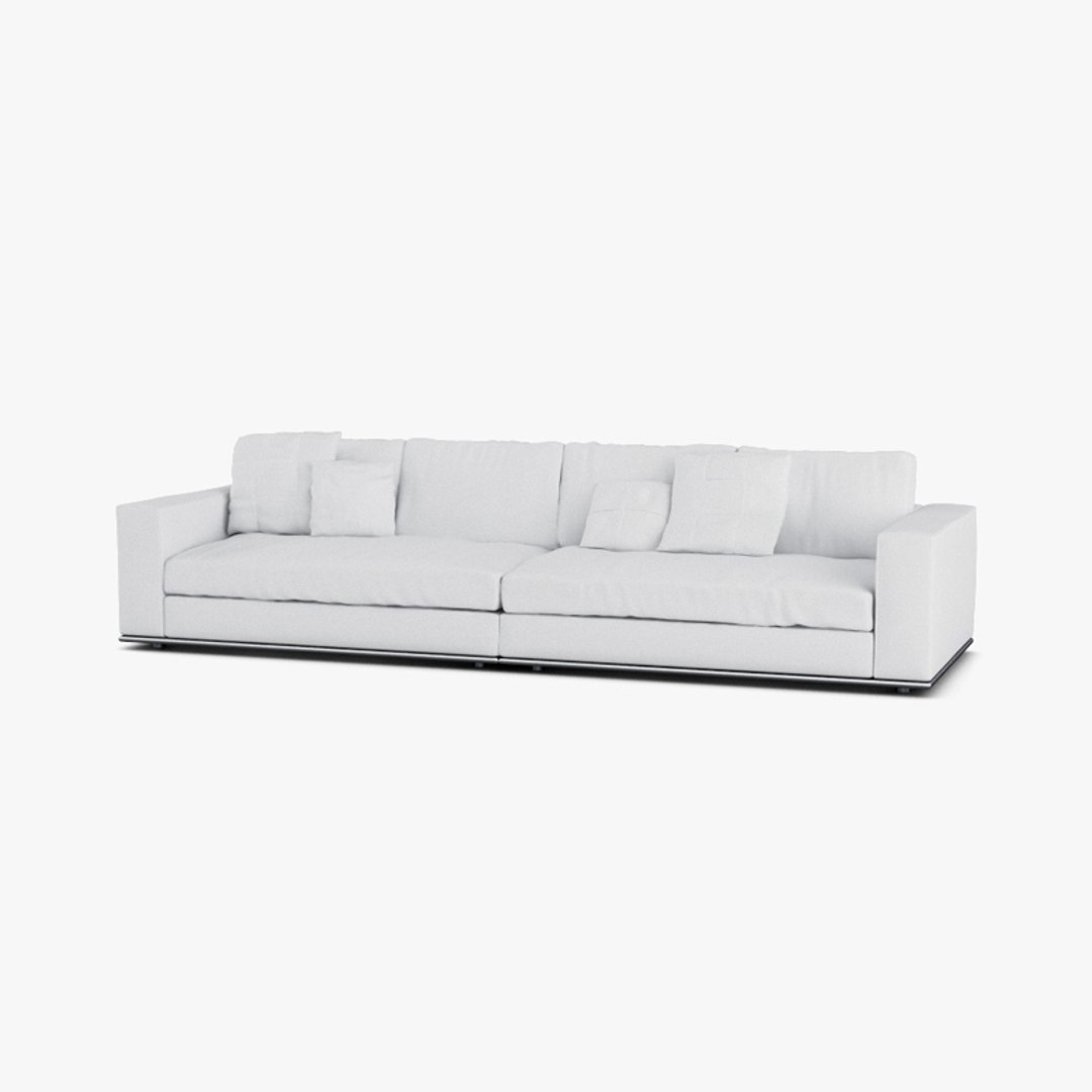 Minotti Hamilton Sofa 3D TurboSquid 1808013
