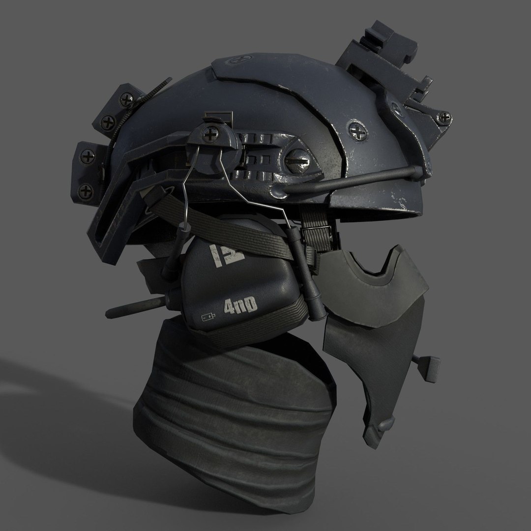 Scifi Helmet 2 3D Model - TurboSquid 1449111