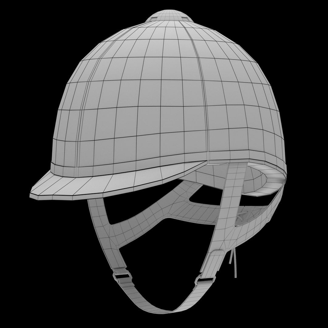 Classic Jockey Helmet Horse-riding Model - TurboSquid 1212637