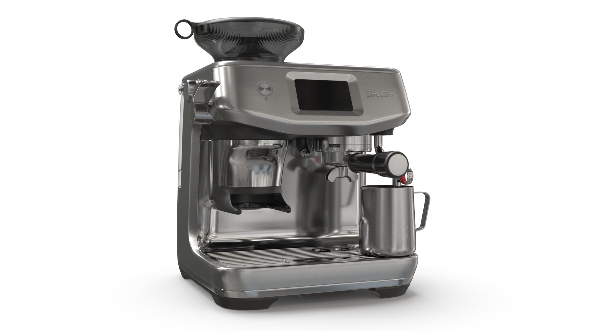Espresso Machine Breville Barista Touch Impress 3D Model TurboSquid