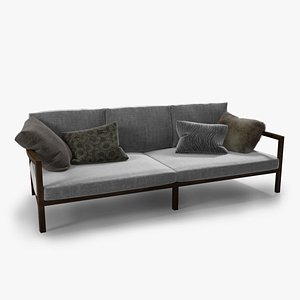 3d modern italian sofa