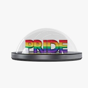 LGBT Pride in a Glass Dome - metallic